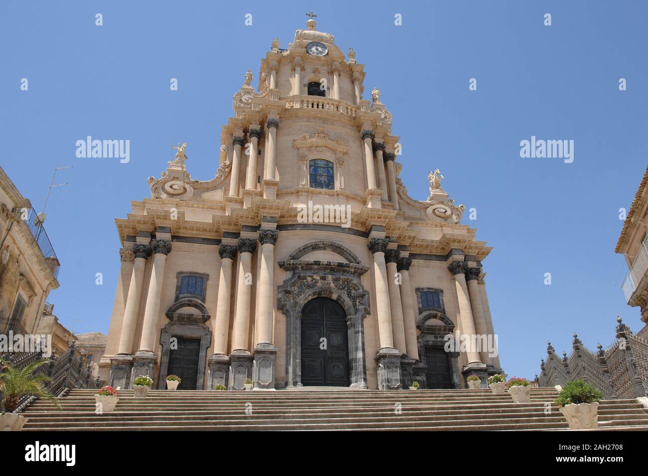 Italia Sicilia Ragusa , 03 luglio 2007: Il Duomo di San Giorgio Foto Stock