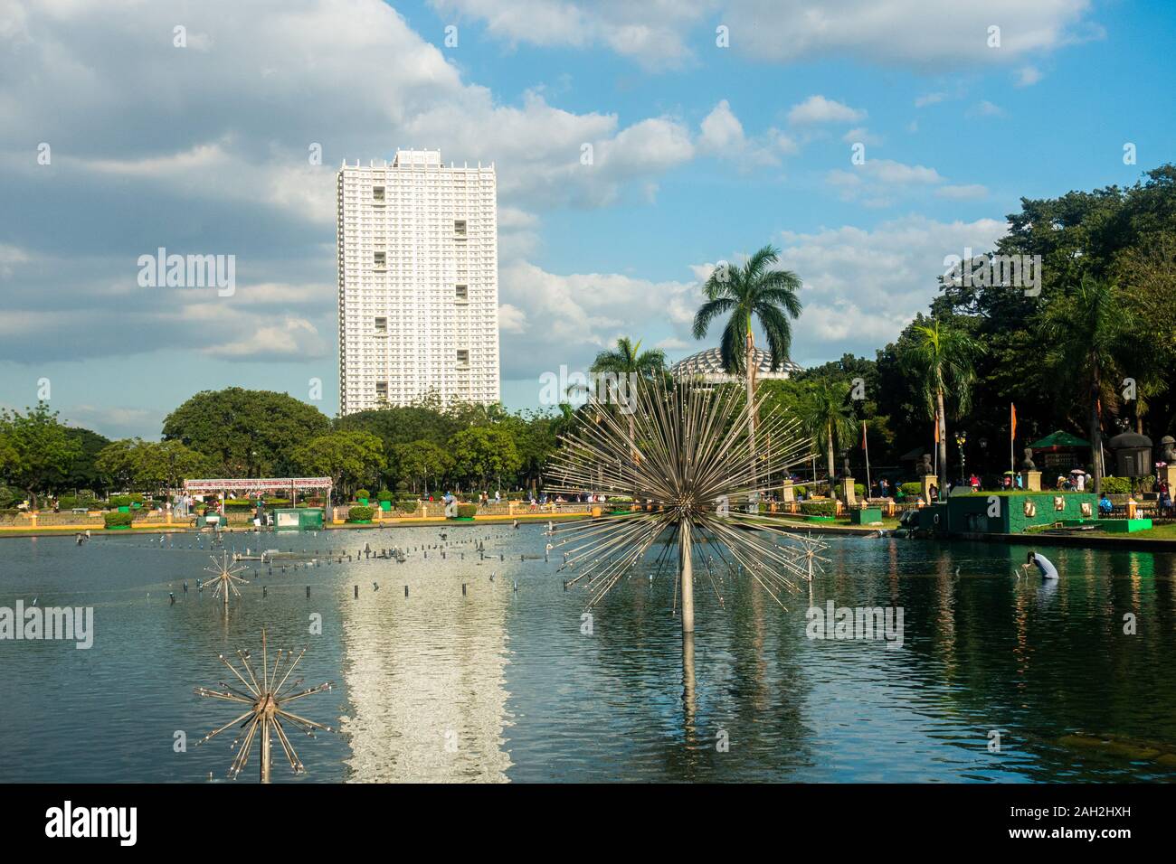 Manila, Filippine, Rizal Park di Intramuros Foto Stock