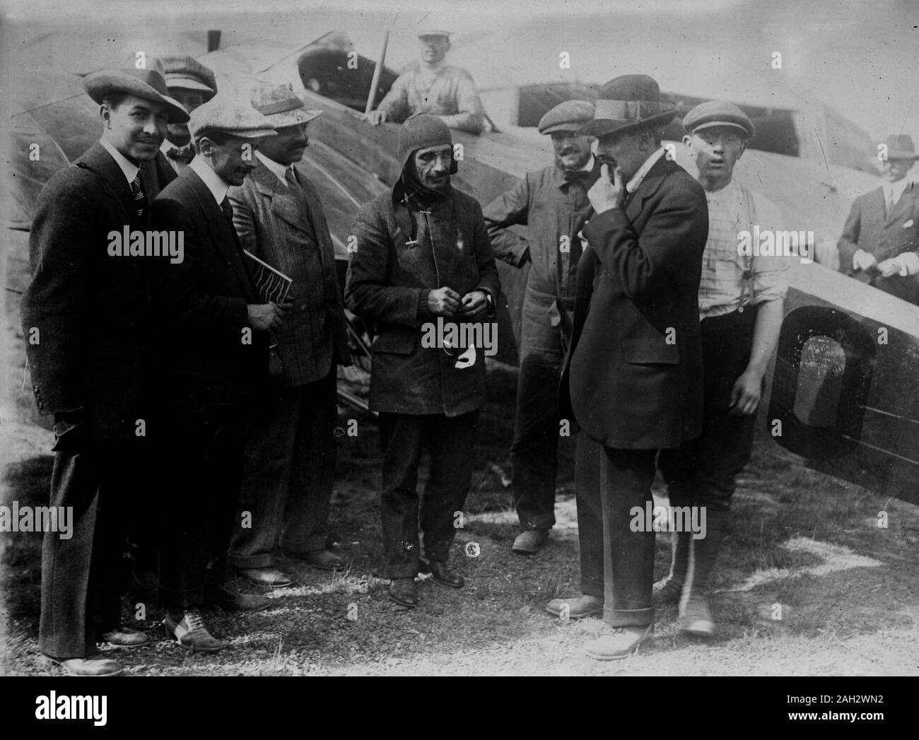 Espanat [cioè, Espanet] aviatore ca. 1910-1915 Foto Stock