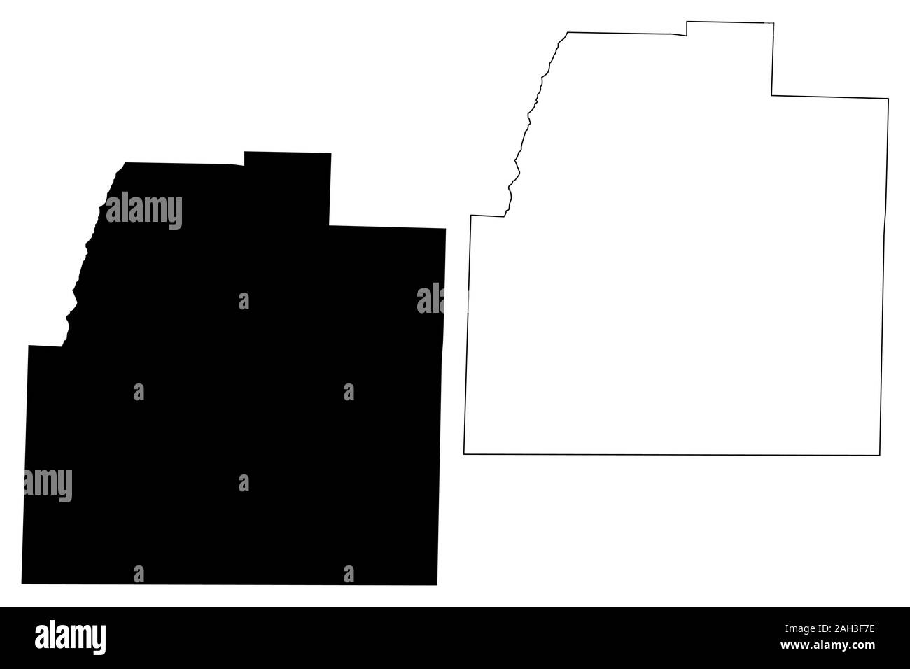 La contea Columbia, Arkansas (U.S. County, Stati Uniti d'America,USA, Stati Uniti, US) mappa illustrazione vettoriale, scribble sketch Mappa Columbia Illustrazione Vettoriale