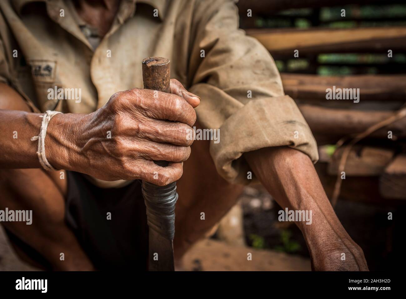 Attapeu, Laos Foto Stock