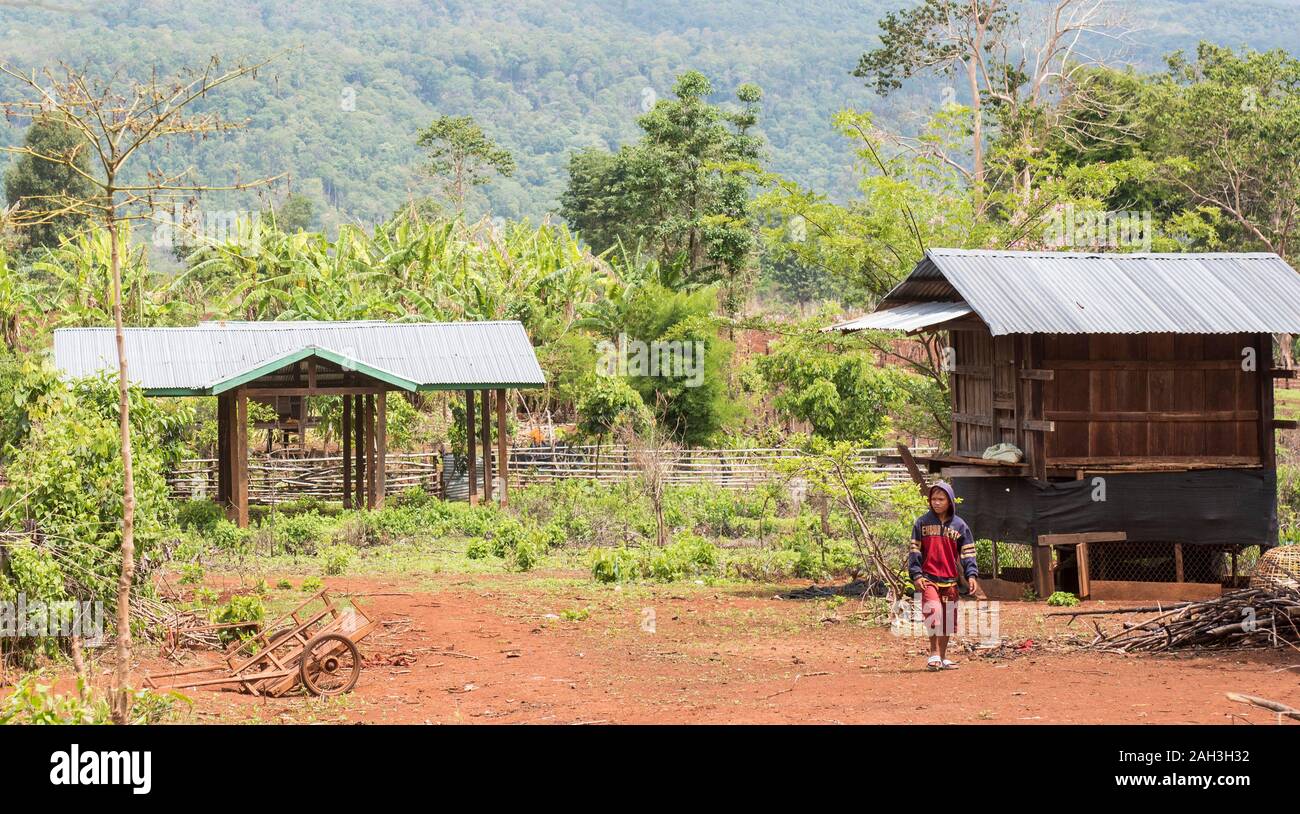 Attapeu, Laos Foto Stock