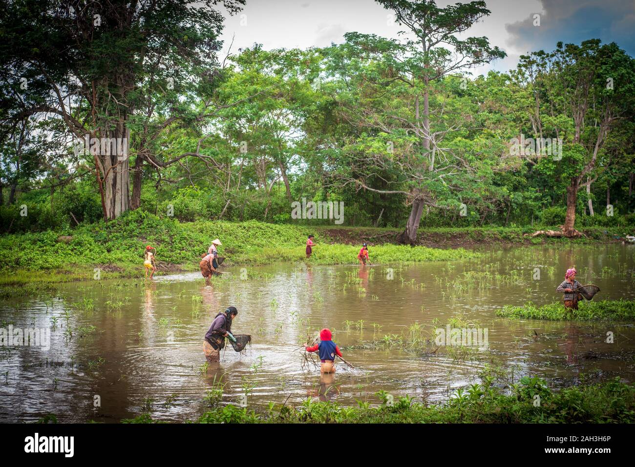 Laongam, Laos, Terra Verde Centro (GEC) Foto Stock