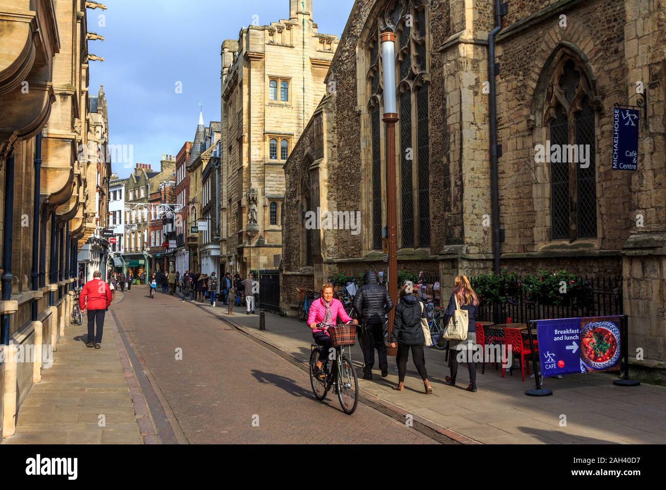 Città universitaria di Cambridge, Cambridgeshire, England, Regno Unito GB , in Europa Foto Stock