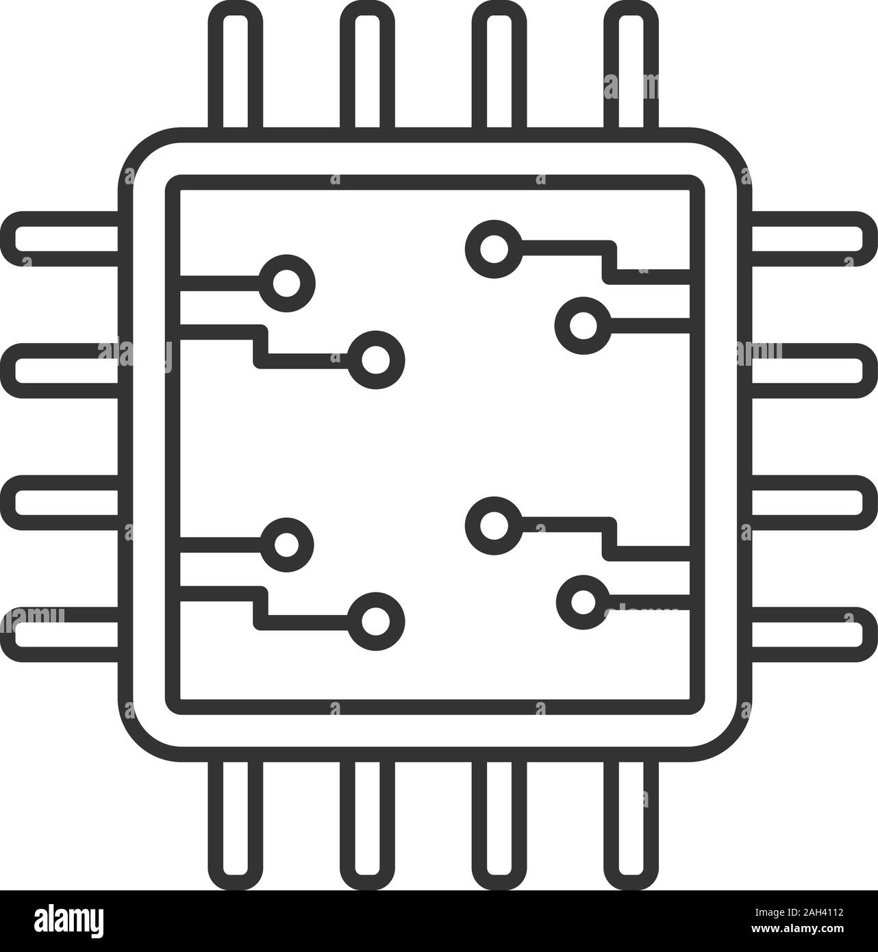 Circuiti di circuiti integrati Immagini Vettoriali Stock - Alamy