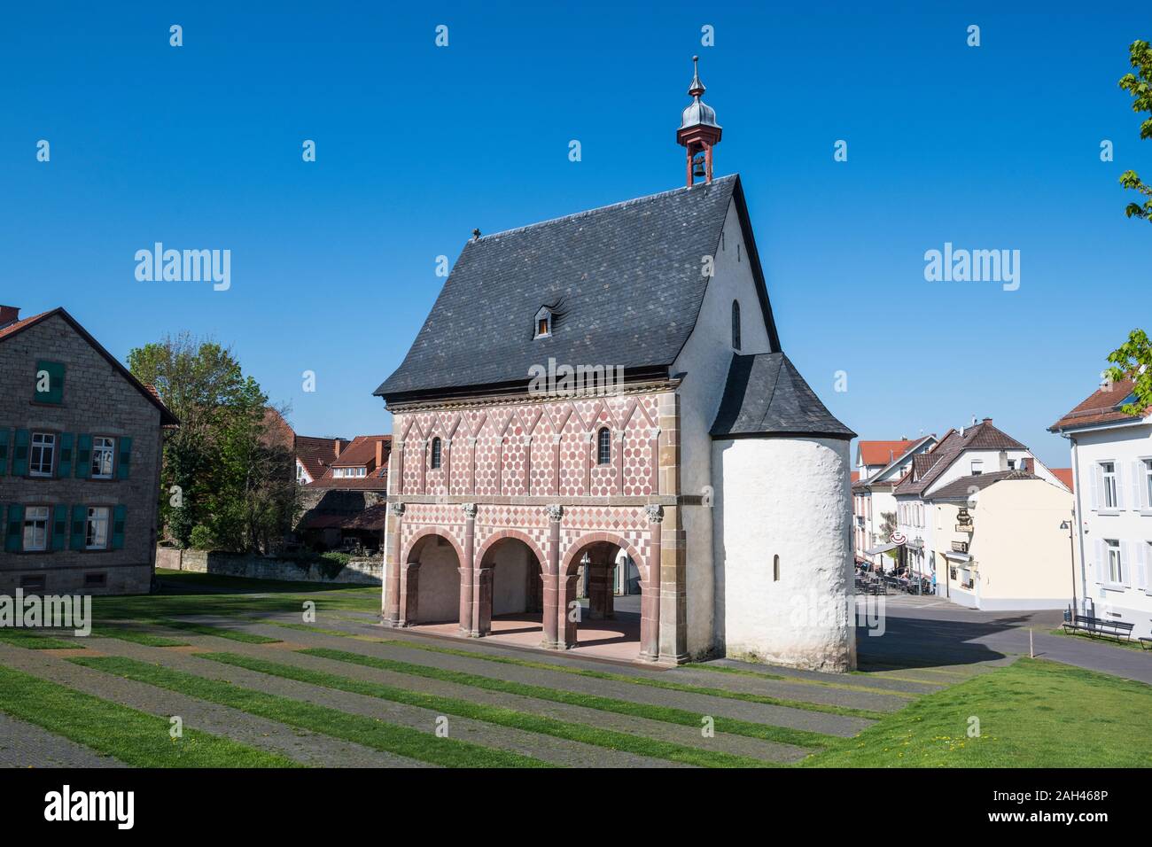 Germania, Hesse, Lorsch, Torhalle dell abbazia di Lorsch Foto Stock
