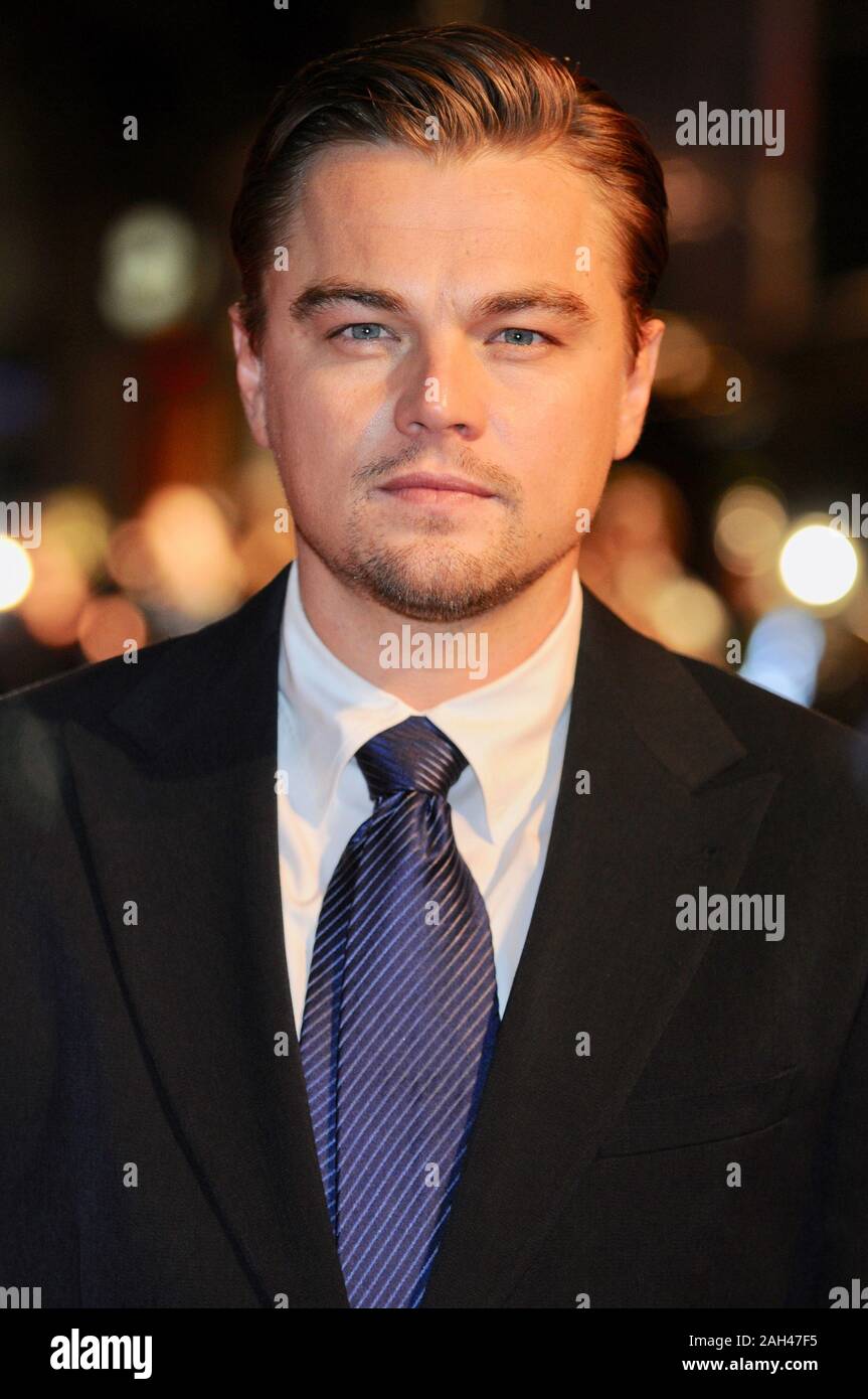 Leonardo DiCaprio. Corpo di bugie. UK Premiere, Vue West End, Leicester Square, Londra. Regno Unito Foto Stock