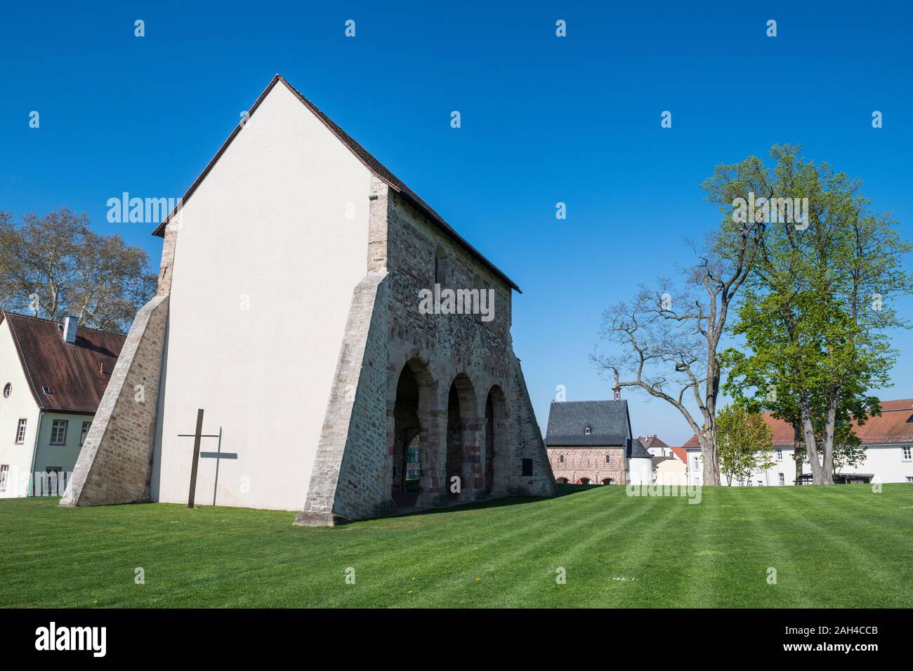 Germania, Hesse, Lorsch, Torhalle dell abbazia di Lorsch Foto Stock