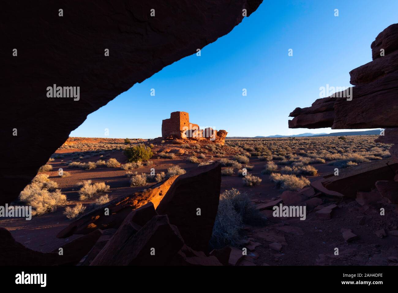 Sito Wukoki, Wupatki National Monument, Arizona Foto Stock