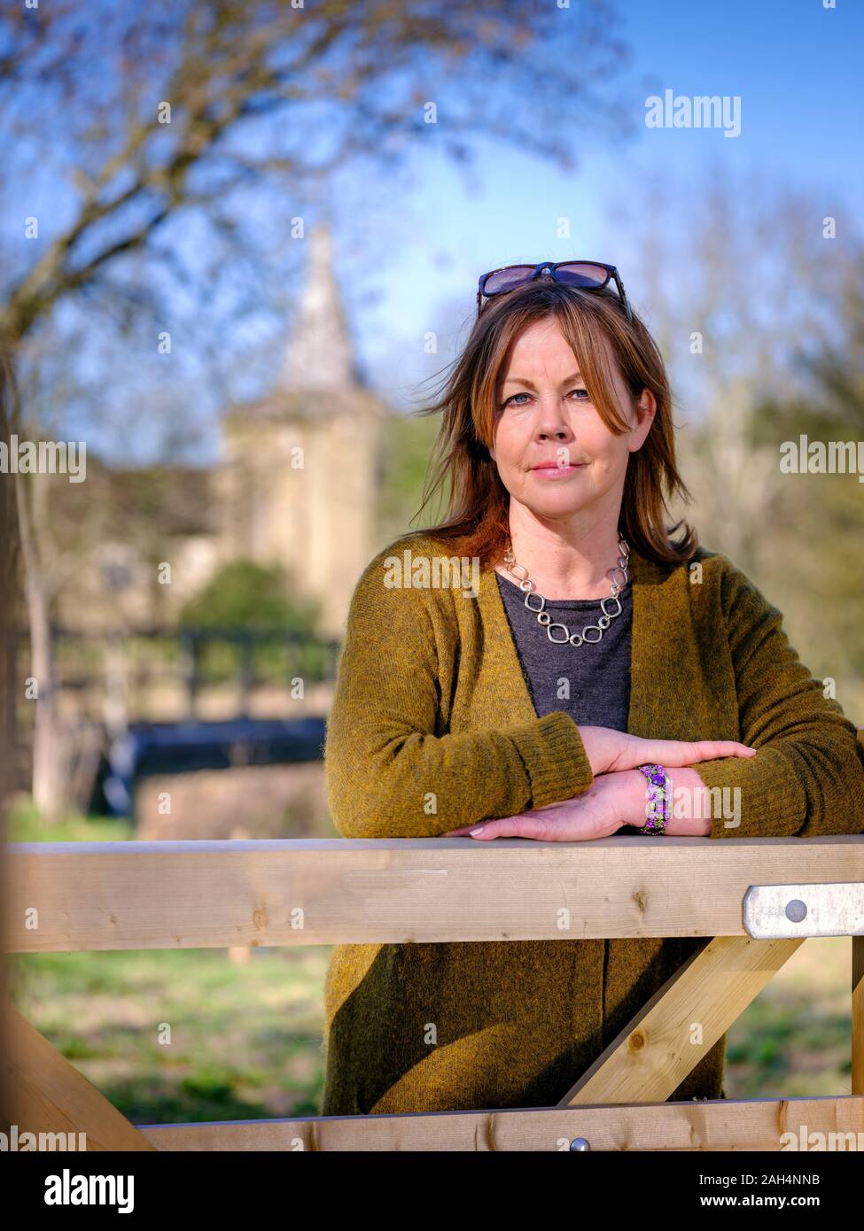 Debbie Howells autore fotografato nel West Sussex, Regno Unito Foto Stock