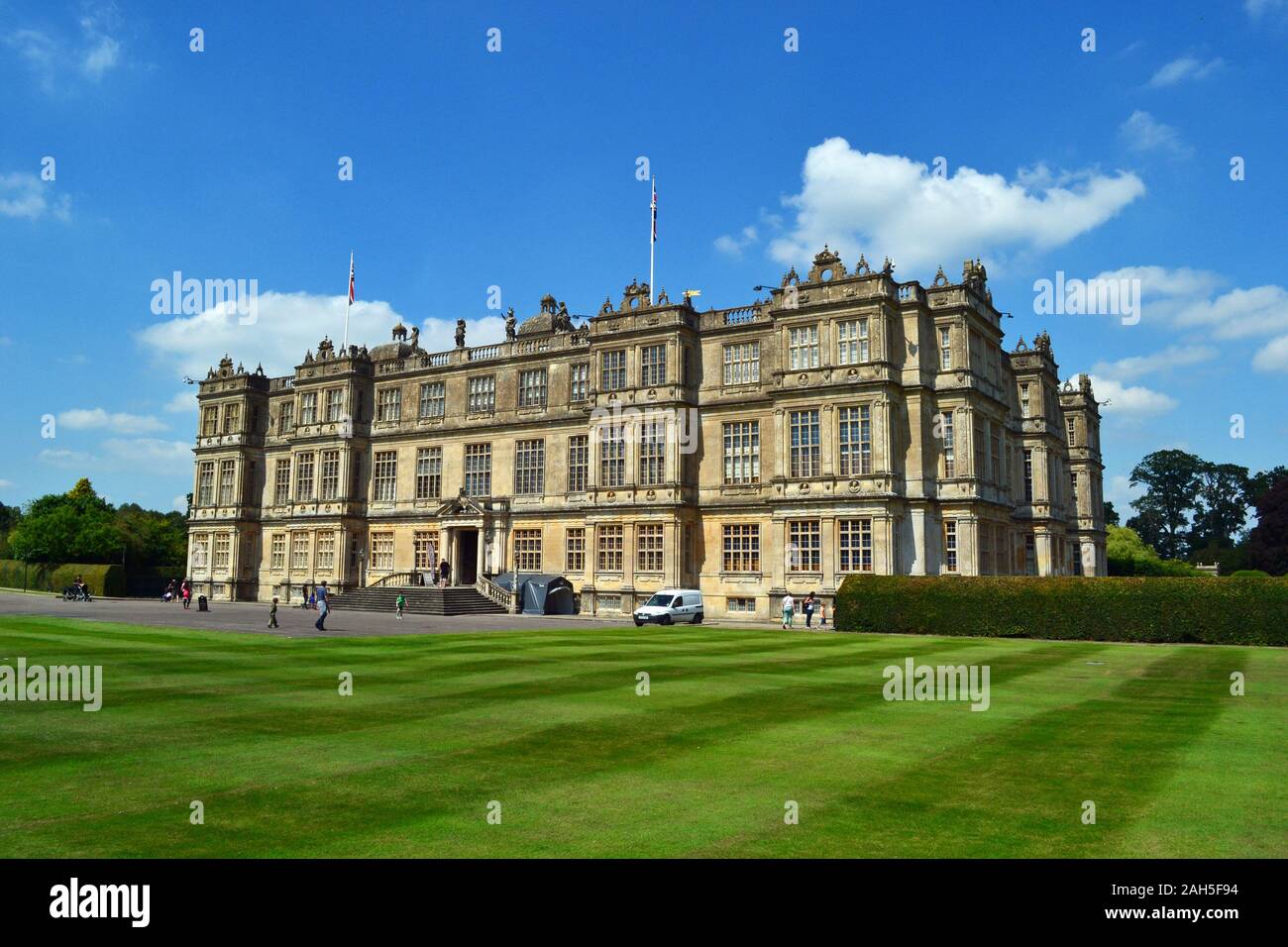 Longleat House, Longleat Safari Park, Warminster, Wiltshire, Inghilterra, Regno Unito Foto Stock