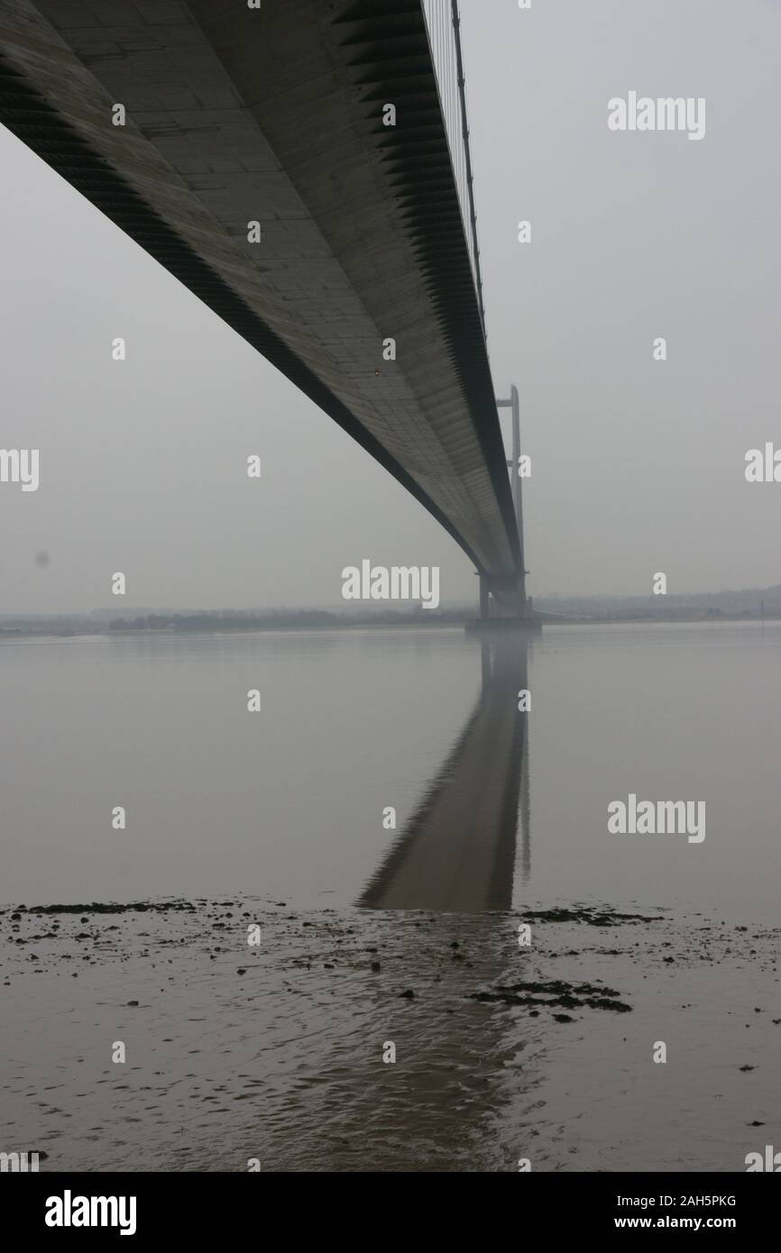 Il Humber Bridge Foto Stock