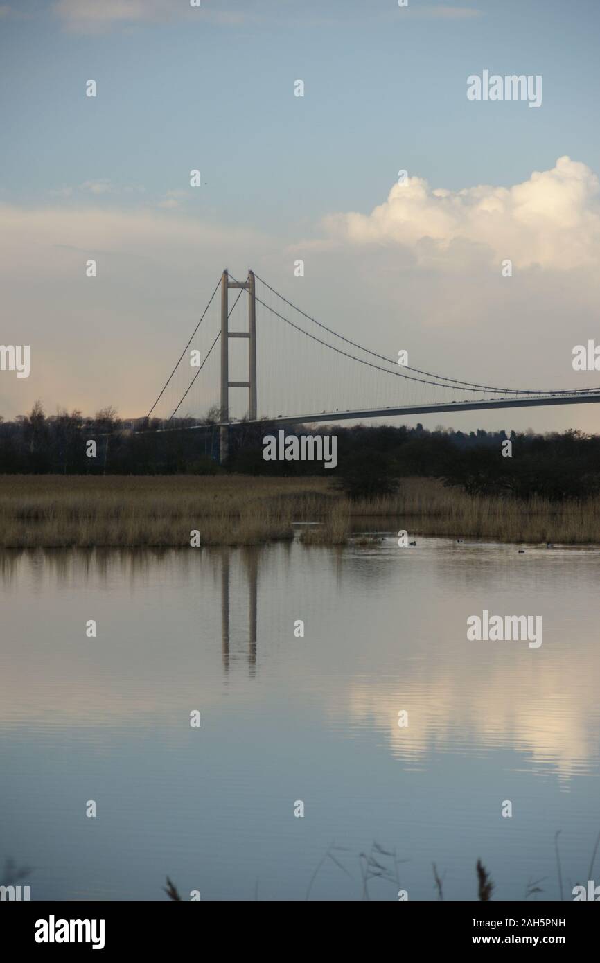 Humber Bridge Foto Stock