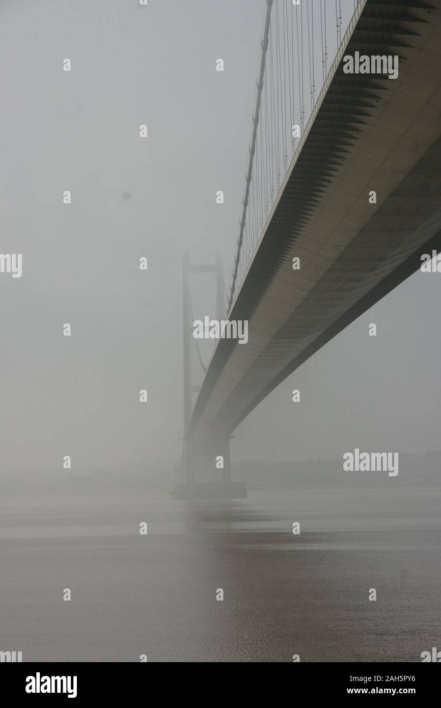 Il Humber Bridge Foto Stock