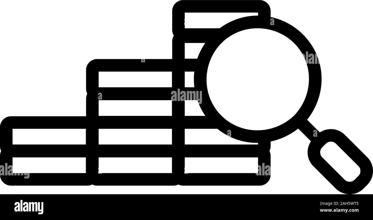 Affiliated icona azienda vettore. Isolate il simbolo di contorno illustrazione Illustrazione Vettoriale