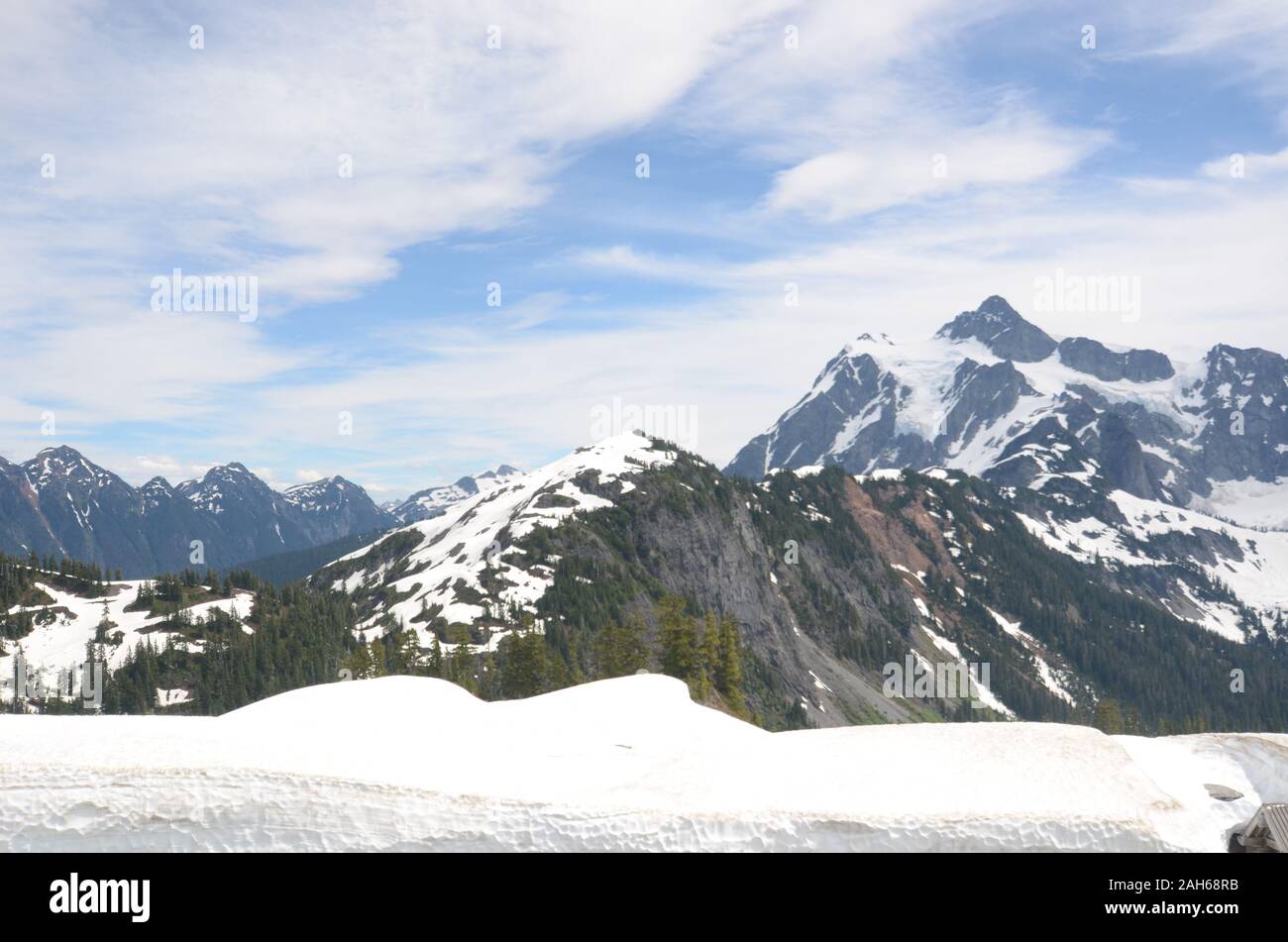 Parco Nazionale del Monte Baker Snoqualmie Foto Stock