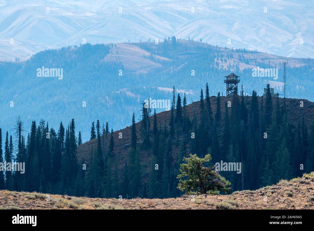 Summit Point Lookout, Wallowa Mountains, Oregon. Foto Stock