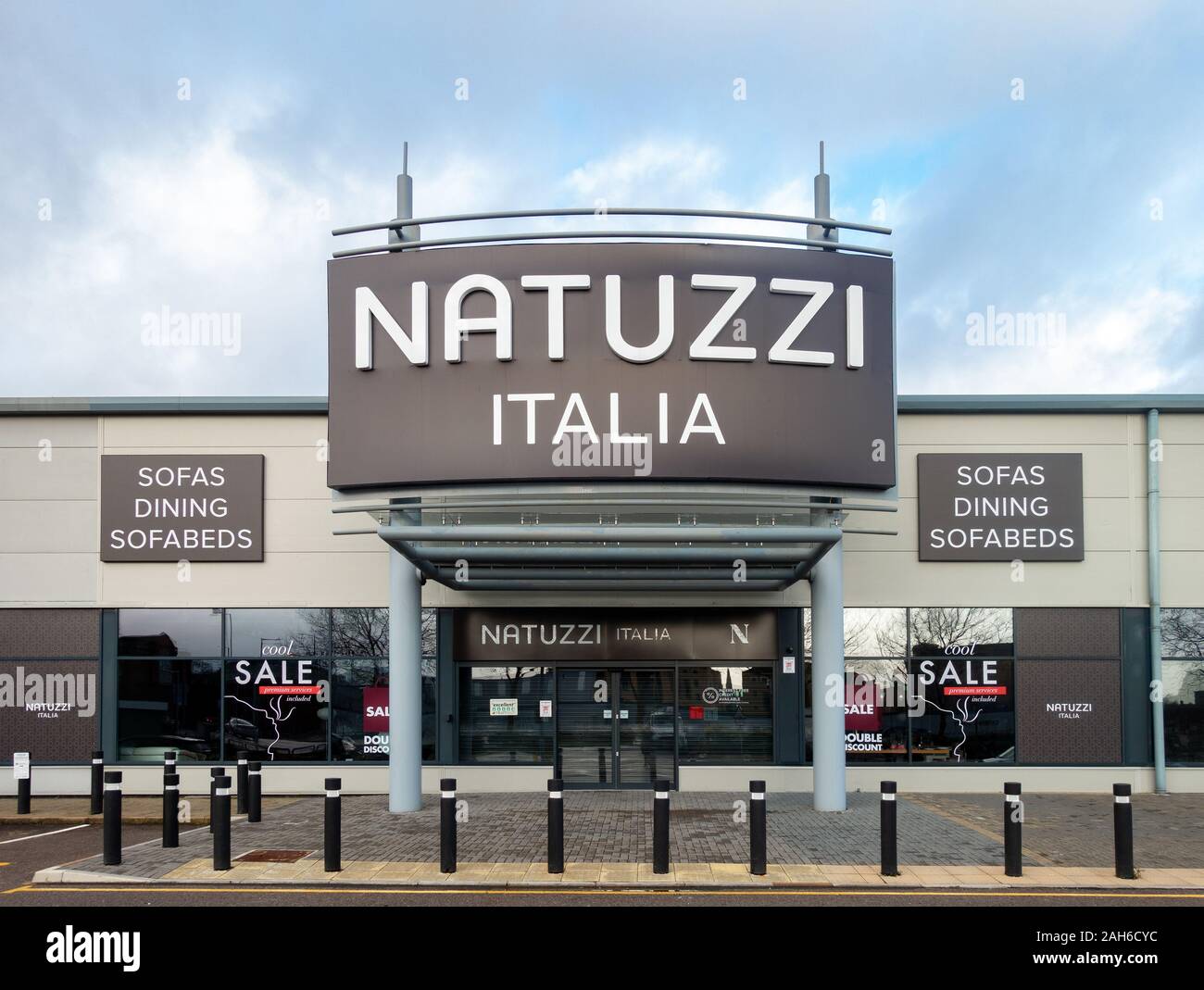 La Natuzzi Italia store a Forbury Retail Park in lettura, REGNO UNITO Foto Stock