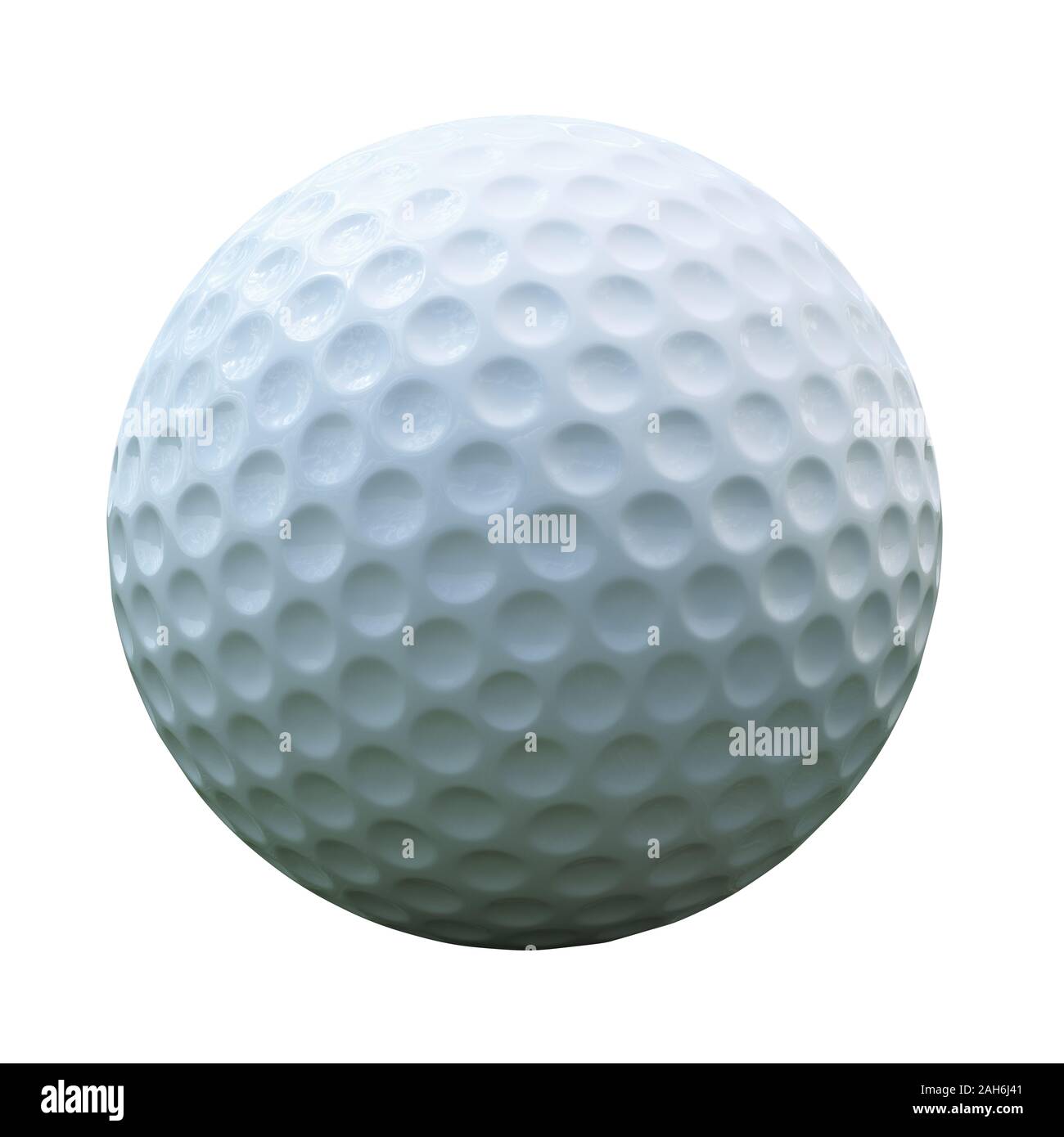 Isolato pallina da golf con tracciato di ritaglio Foto Stock