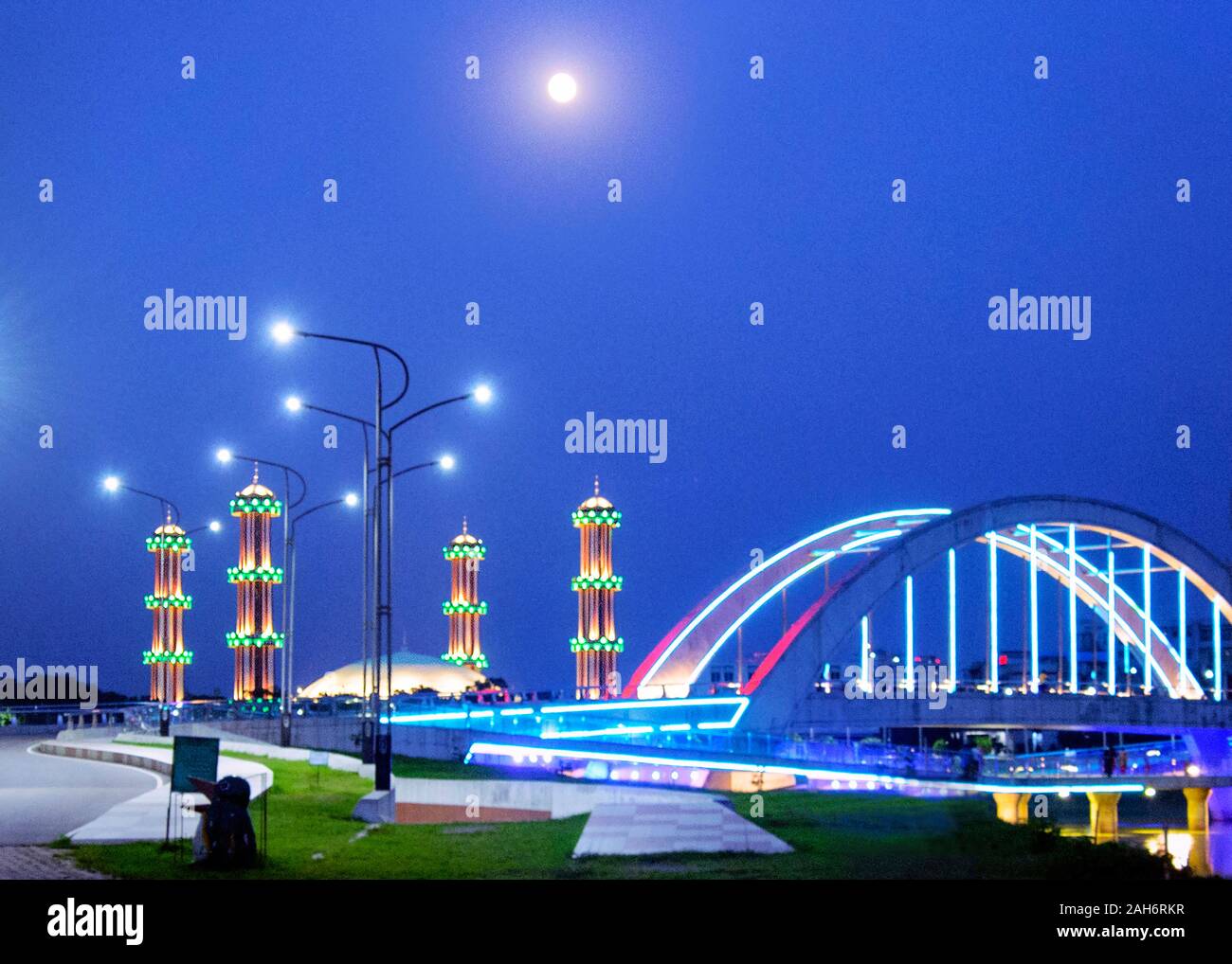 Moschea centrale del Cantonment di Dhaka Foto Stock