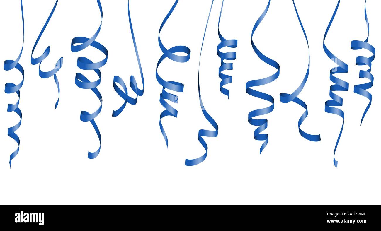 Illustrazione vettoriale di diverse bandiere colorate isolati su sfondo bianco per party o utilizzo di carnevale Illustrazione Vettoriale