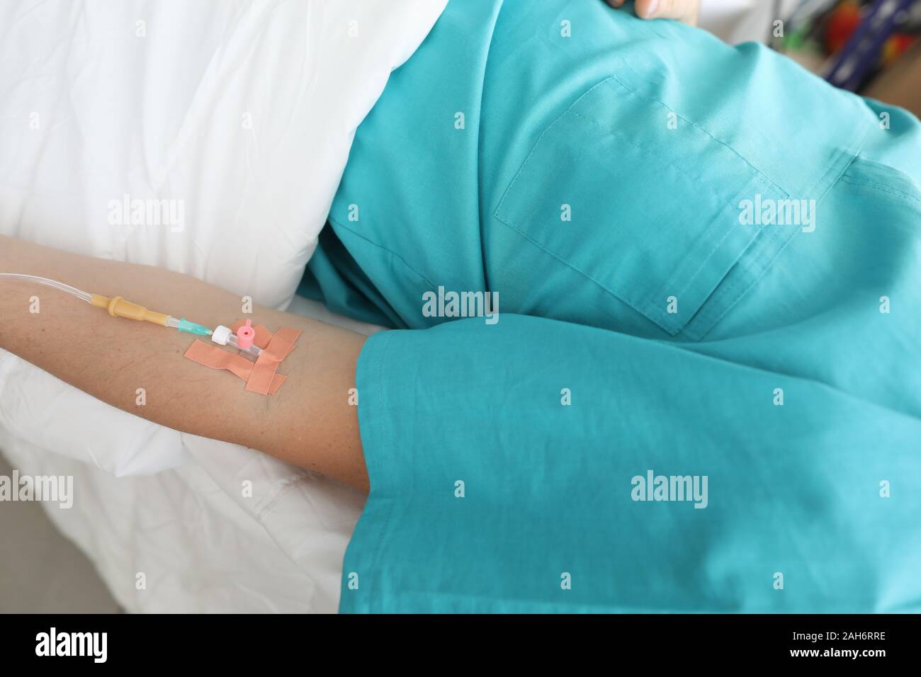 Moderno trattamento clinico di malattia Foto Stock