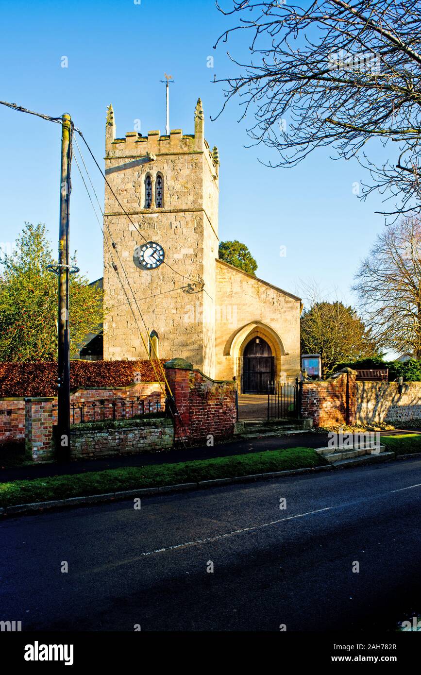Santa Maria Vergine Chiesa, grande Ouseburn, North Yorkshire, Inghilterra Foto Stock