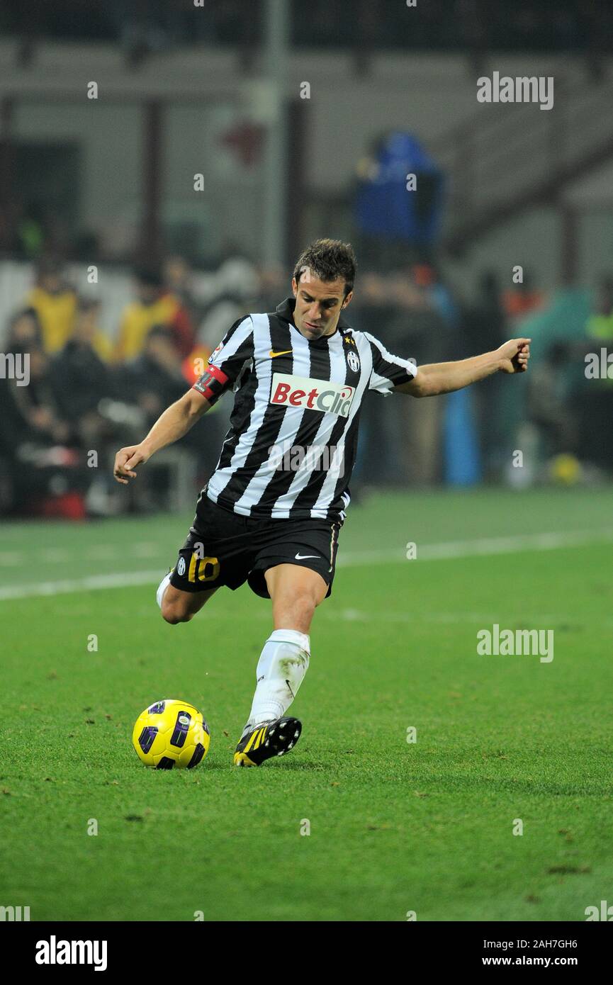 Milano, 30 ottobre 2010, 'G.ALLO STADIO MEAZZA SAN SIRO ' Stadium, il campionato di calcio Seria A 2010/2011, AC Milan - Juventus FC : Il capitano della Juventus Foto Stock