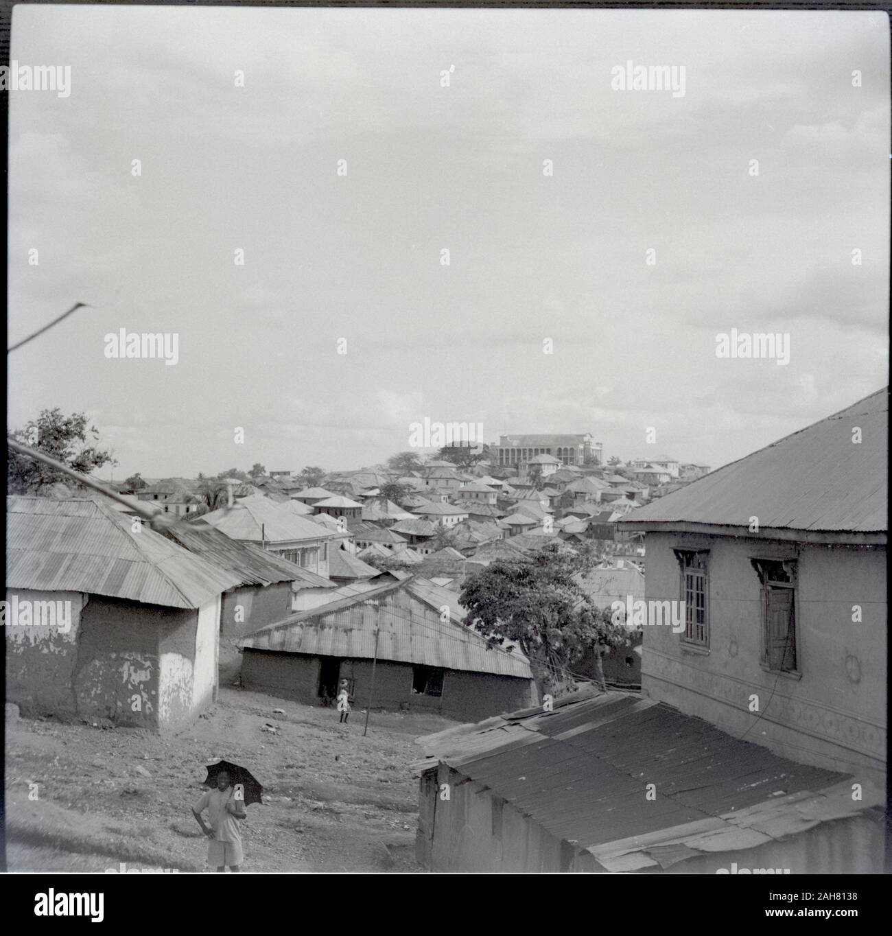 La Nigeria, Ruel collezione: BanyangCross vista in Ibadan, Mappo Hall di distanza24/03/1954, 24/03/1954. 2012/001/6/7/G4. Foto Stock
