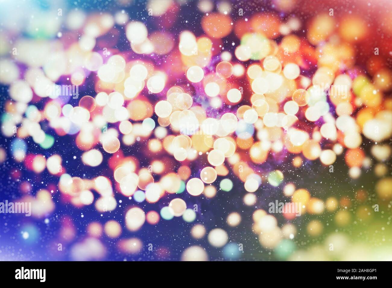 Primavera Estate Natale Capodanno discoteca parte dello sfondo. Foto Stock