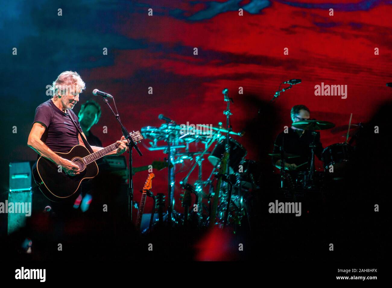 Mosca, Russia - 31 agosto 2018: Pink Floyd, The Music show dei britannici del gruppo rock a Mosca Foto Stock