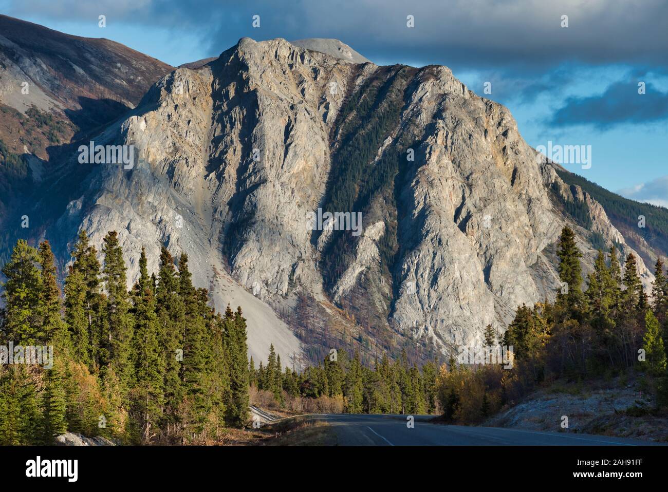 Ogilvie montagne, Yukon Territory, Canada Foto Stock
