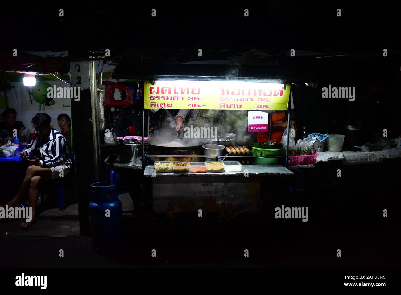 Ogni giorno scene di strada in Bankok, Thailandia Foto Stock