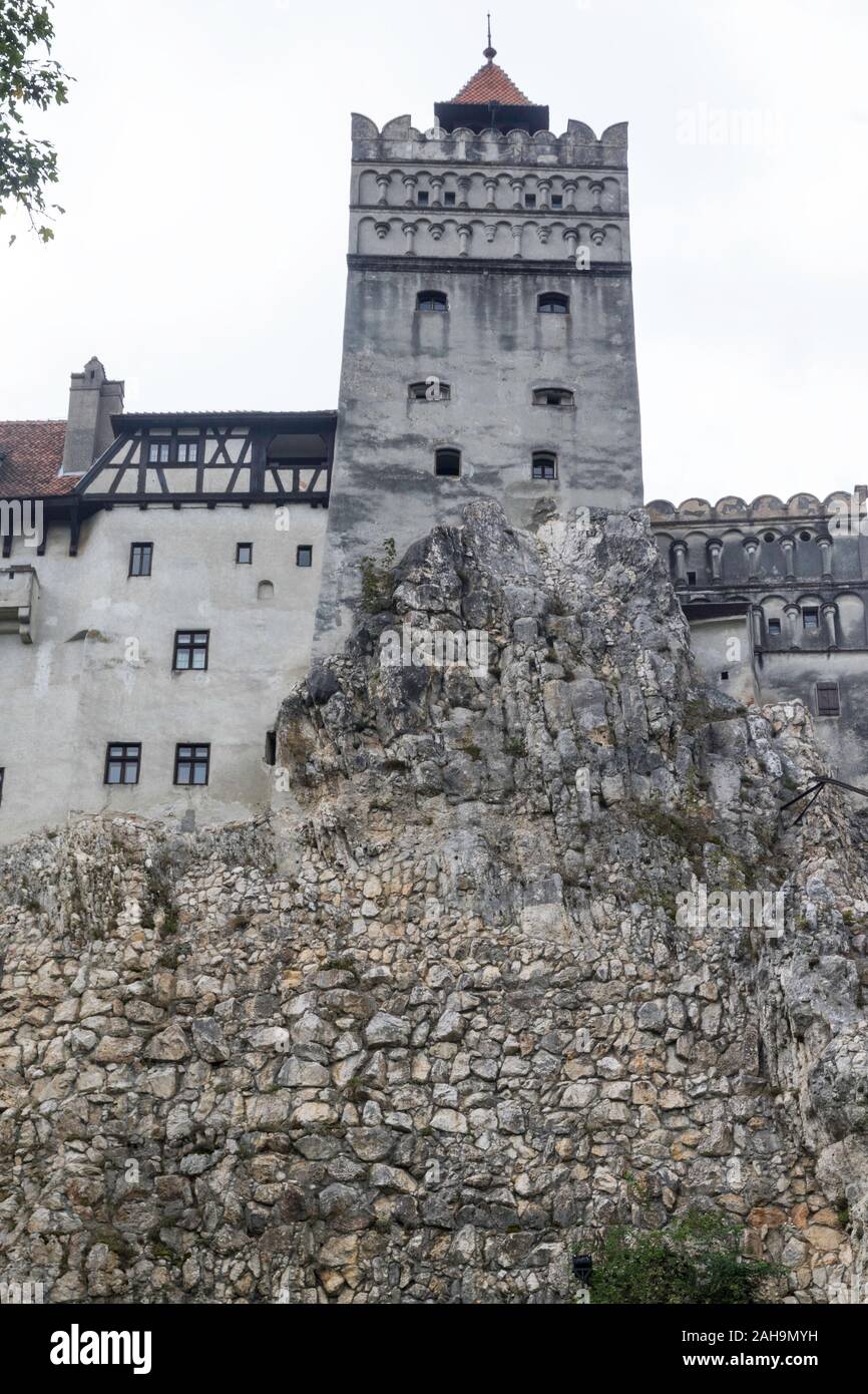 Castello di Bran in Transilvania, Romania Foto Stock