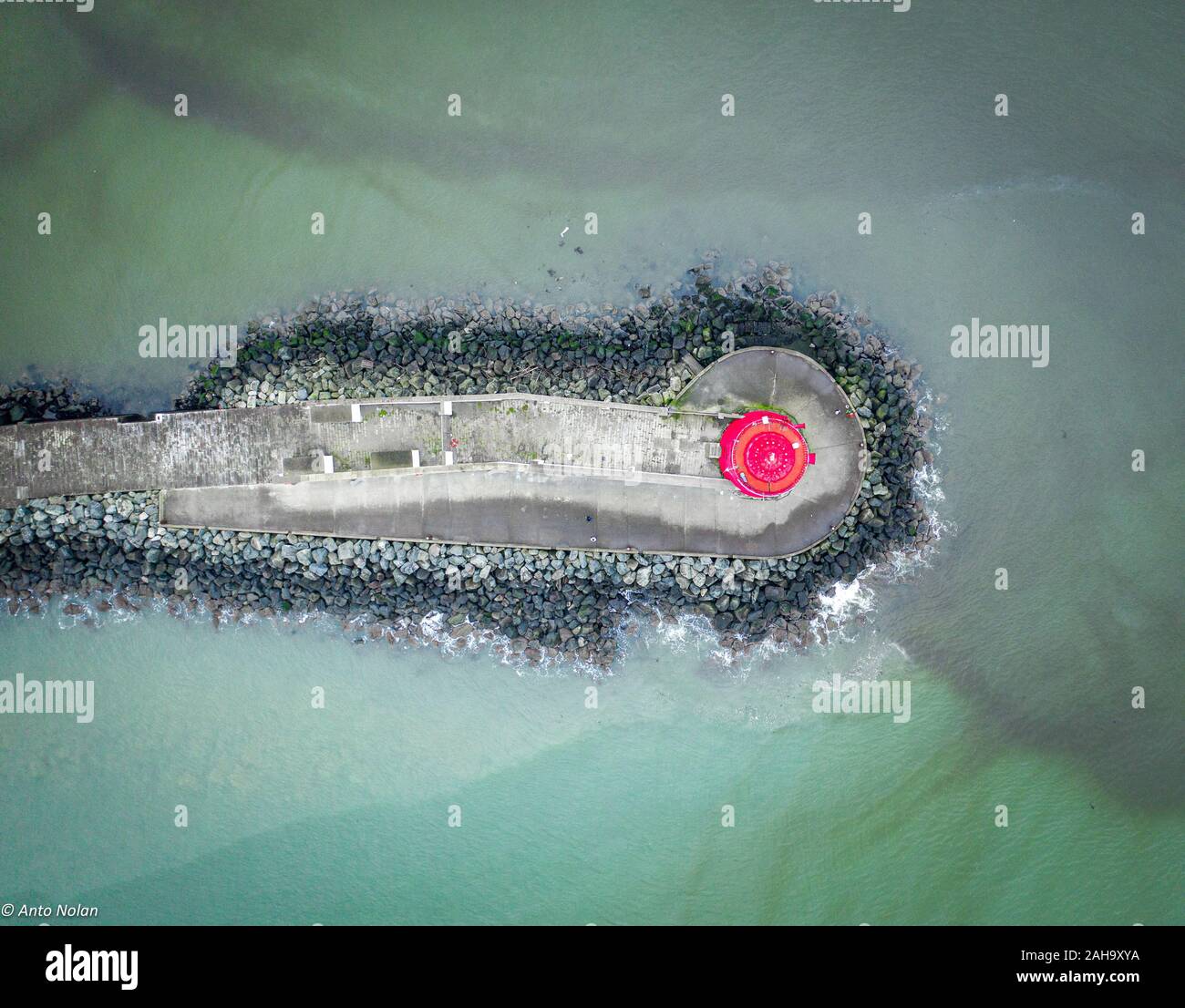 Faro rosso Foto Stock