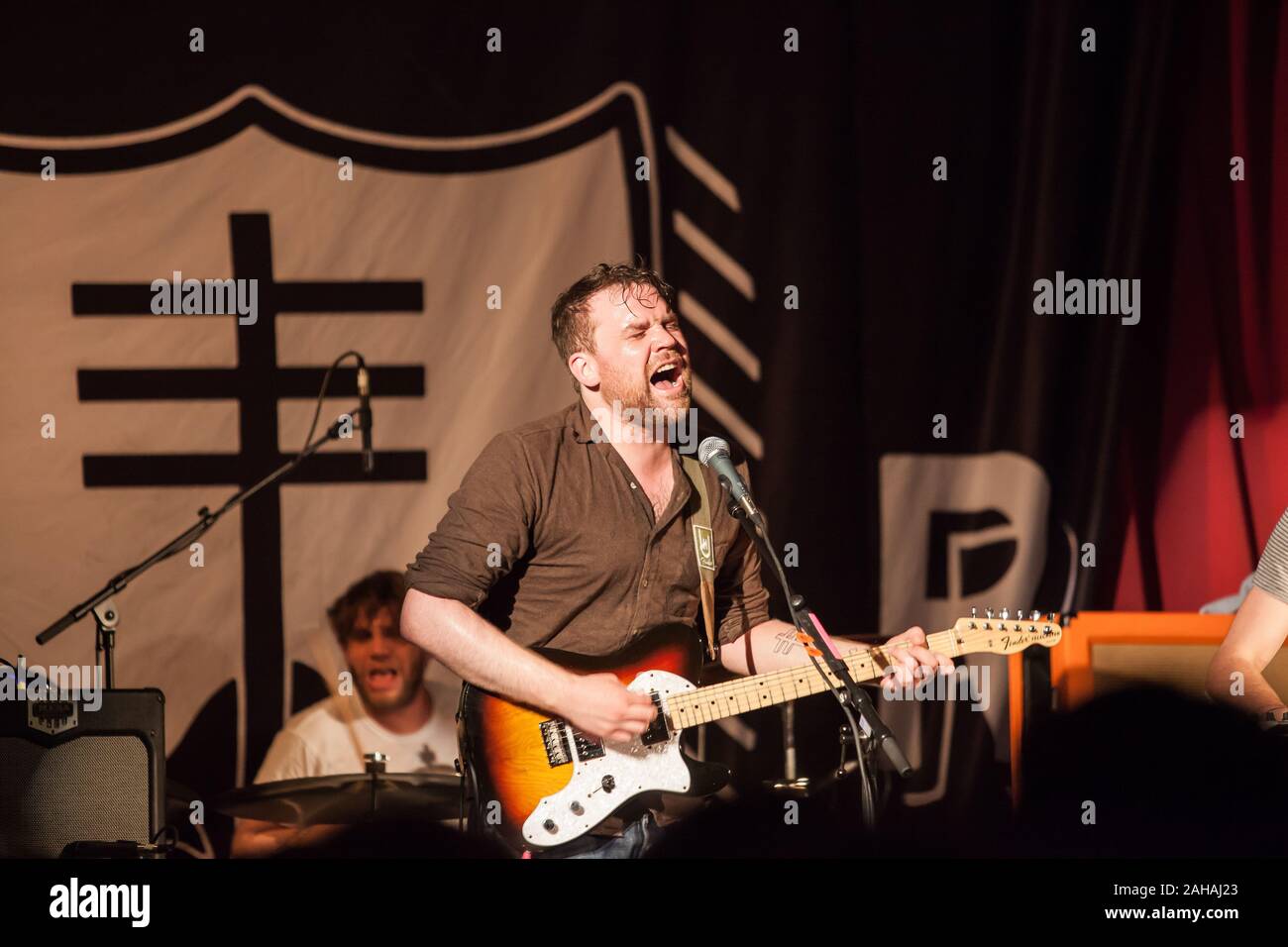 Coniglio spaventato a Scottish indie rock band da Selkirk, formata nel 2003 Foto Stock