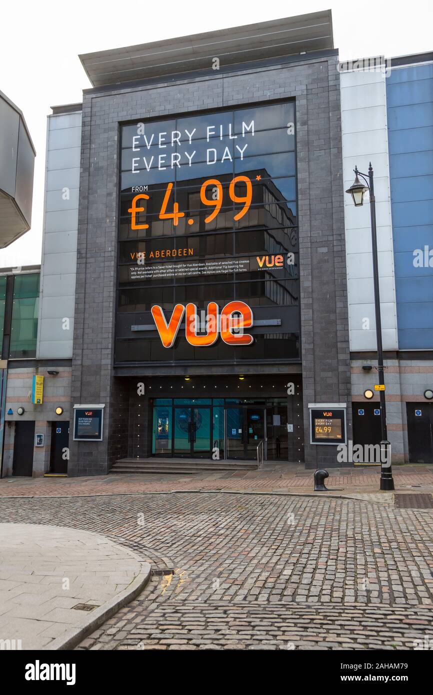 Vue Cinema, Shiprow, Aberdeen Scotland, Regno Unito Foto Stock