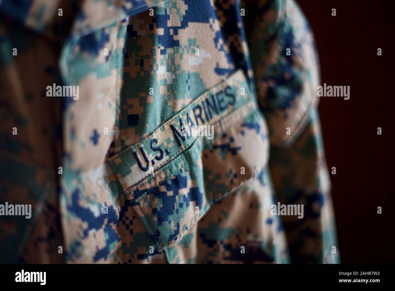 Marines uniforme militare Foto Stock