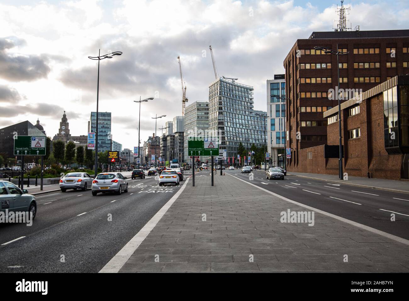 Liverpool City fotografia Luglio 2019 Foto Stock