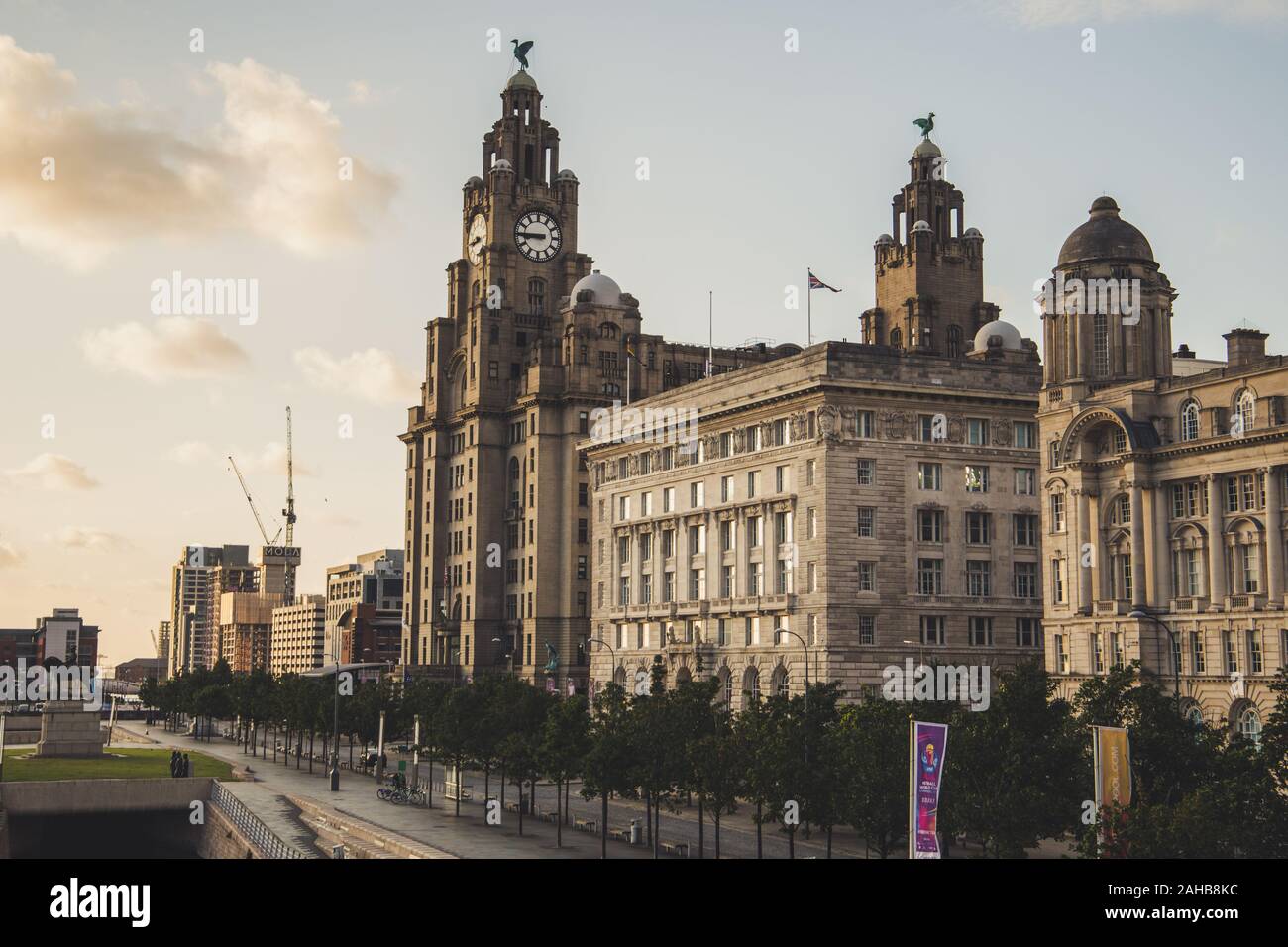Liverpool City fotografia Luglio 2019 Foto Stock