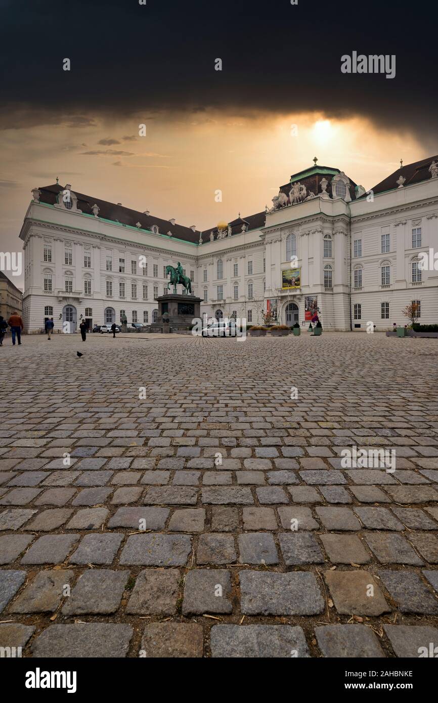 La Biblioteca Nazionale Austriaca. Vienna Austria Foto Stock