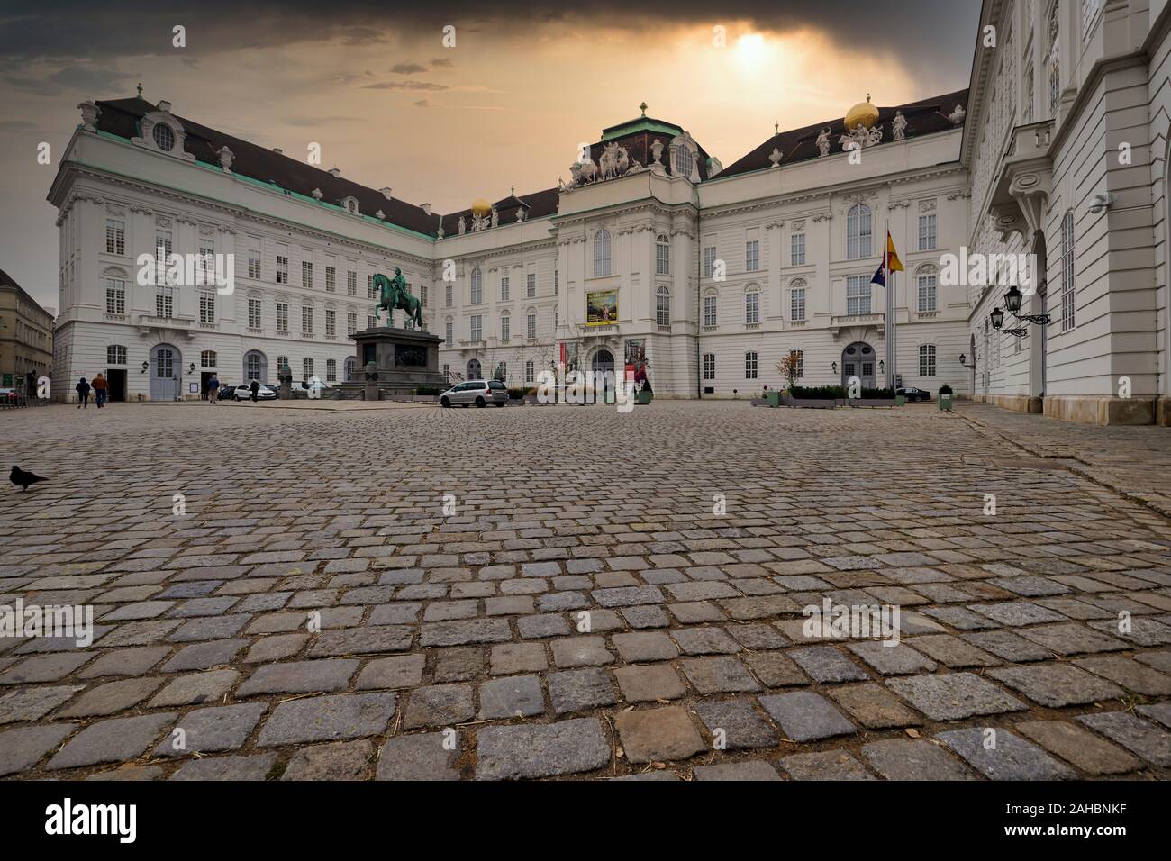 La Biblioteca Nazionale Austriaca. Vienna Austria Foto Stock