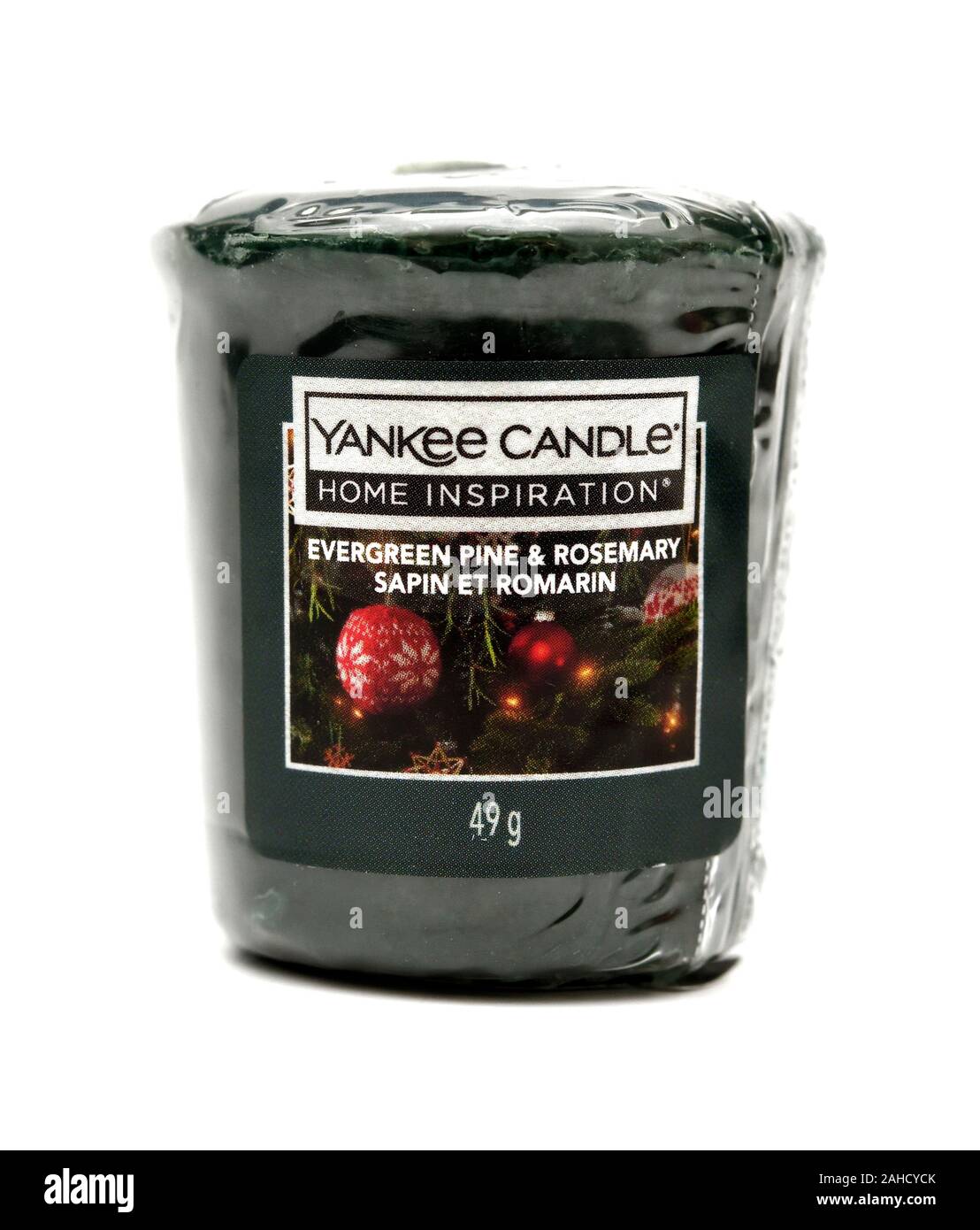 Yankee Candle sempreverde Pino e rosmarino,Sapin et romarin Foto Stock