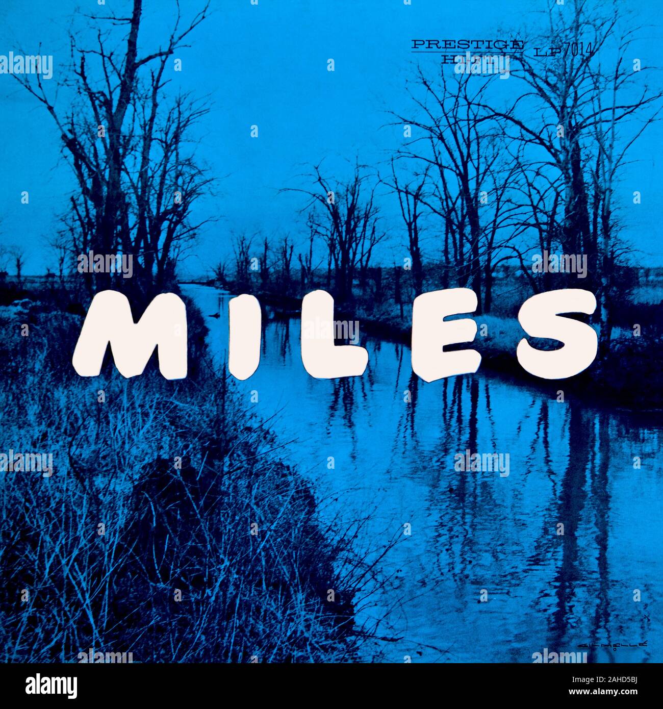 The Miles Davis Quintet - copertina originale dell'album in vinile - Miles - 1982 Foto Stock