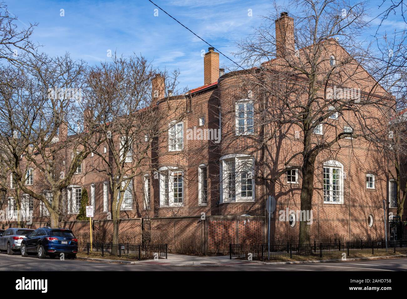 Alloggio nel quartiere di Lincoln Park Foto Stock