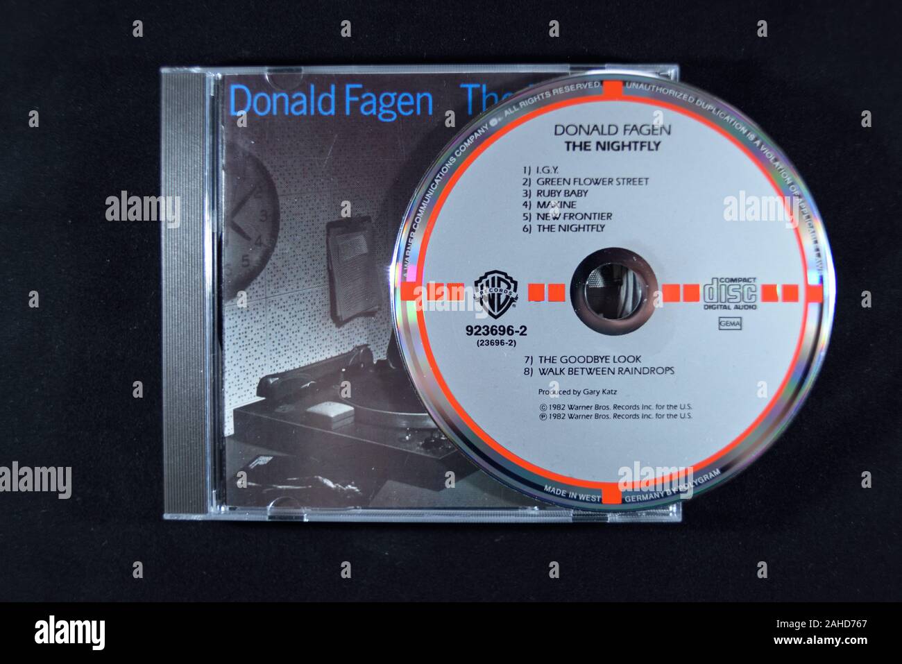 Bersaglio rare cd da anni ottanta la musica era. Donald Fagen, The Nightfly. Foto Stock