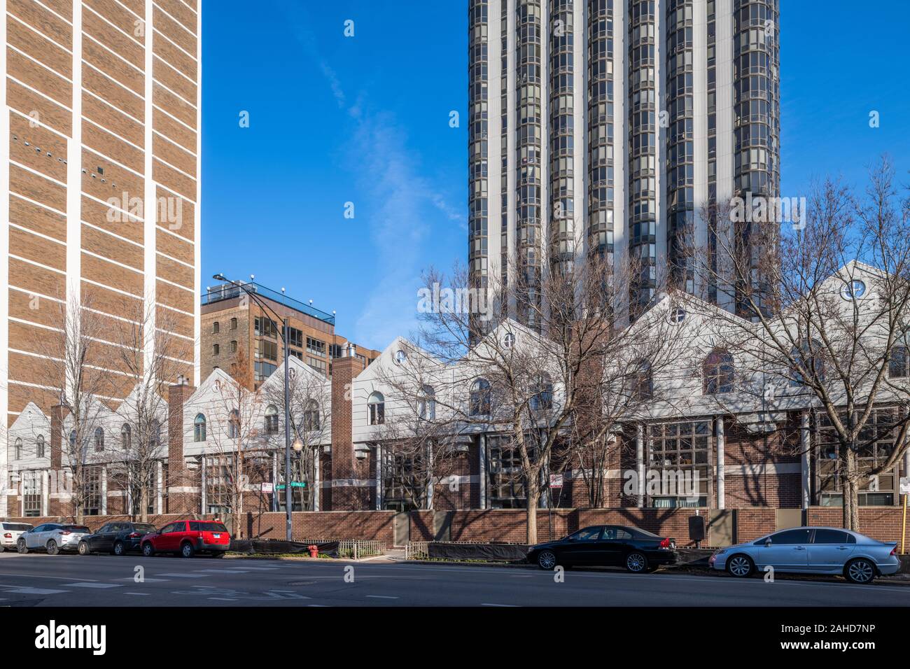 Alloggio nel quartiere di Lincoln Park Foto Stock