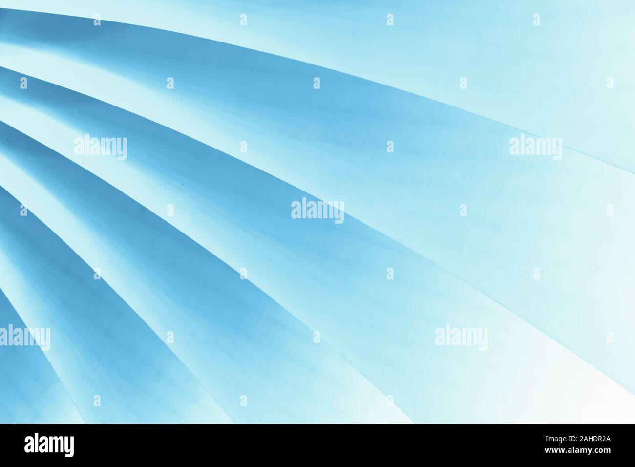 Curve morbide linee pastello di blu forma astratta pattern di sfondo Foto Stock