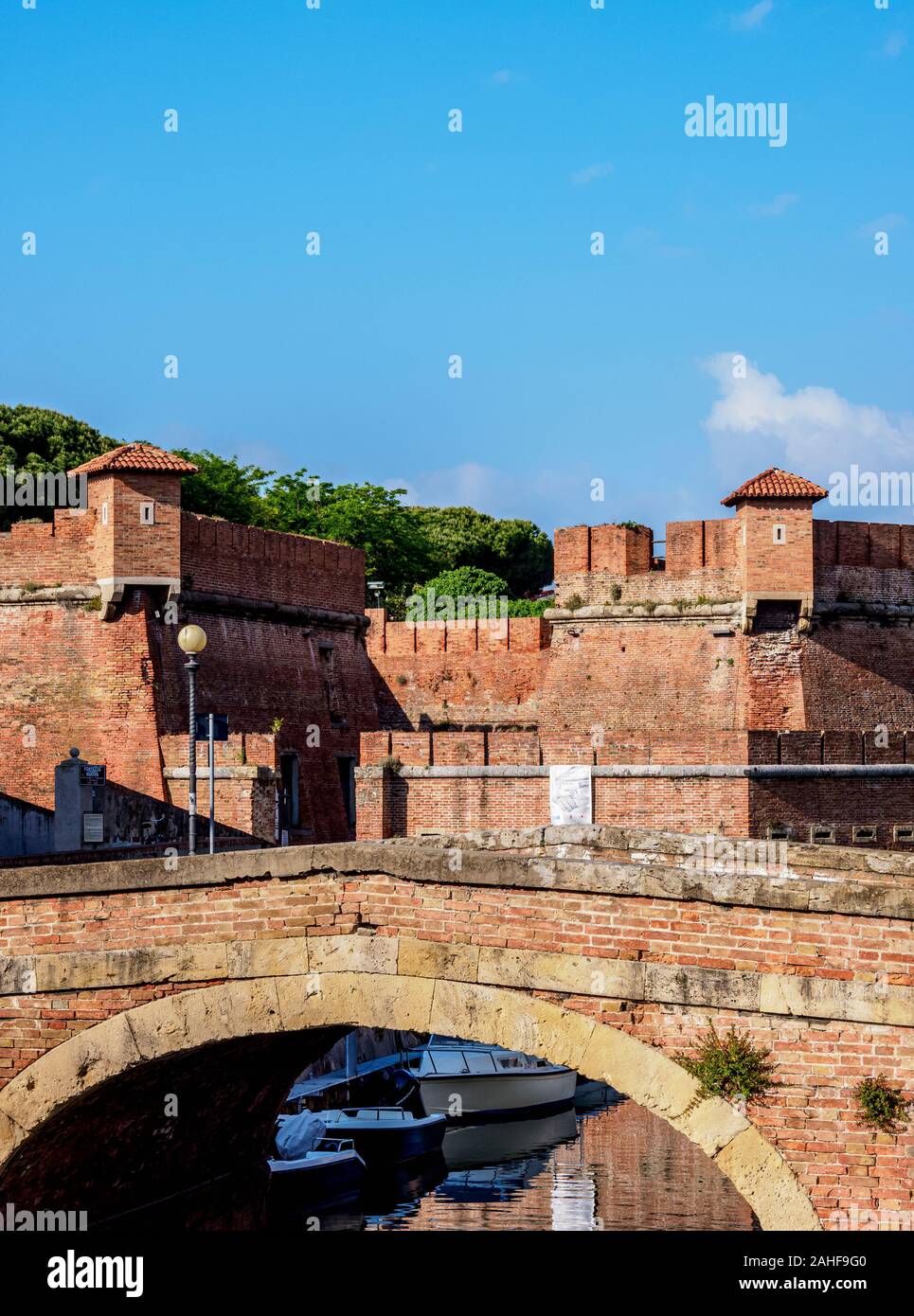 Fortezza Nuova, Livorno, Toscana, Italia Foto Stock