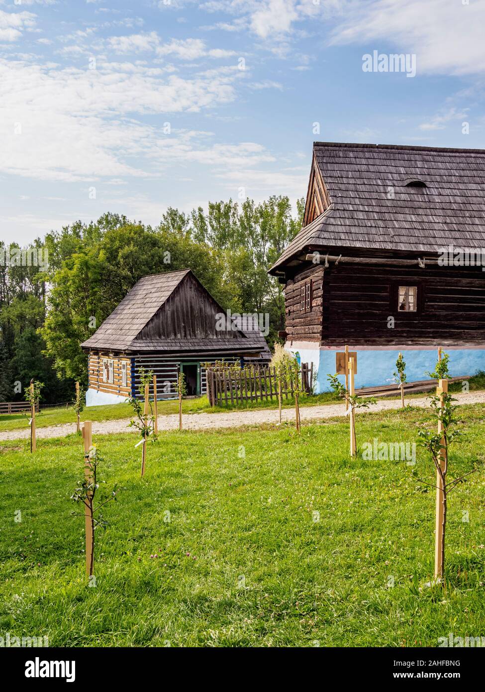 Open Air Museum a Stara Lubovna, Regione di Presov, Slovacchia Foto Stock